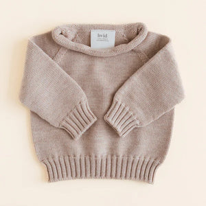 Hvid Sweater Georgette - Sand