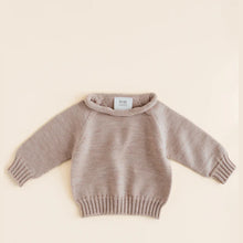 Hvid Sweater Georgette - Sand