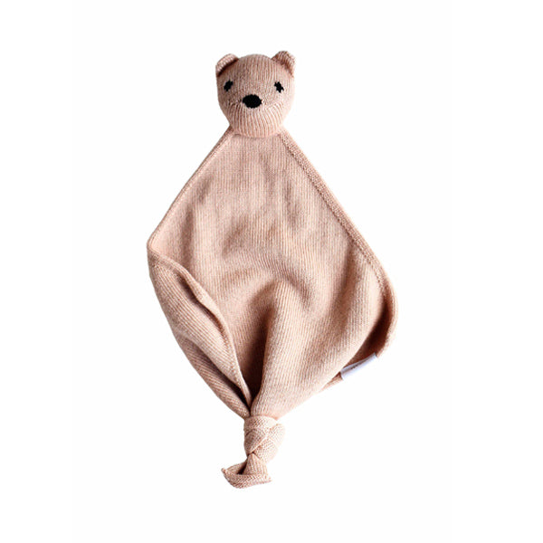 Hvid Teddy Tokki Cuddle Cloth – Blush