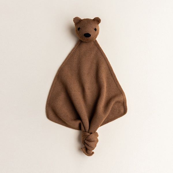 Hvid Teddy Tokki Cuddle Cloth – Chocolate