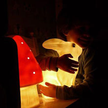 Heico Mushroom Lamp – Red