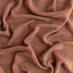 Hvid Blanket Freddie – Terracotta