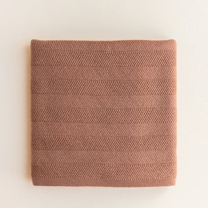 Hvid Blanket Freddie – Terracotta