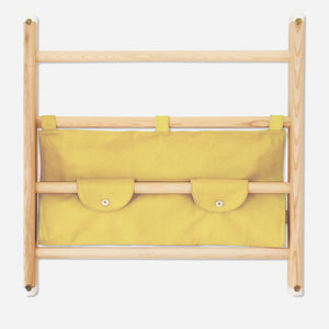 KAOS Endeløs Canvas Organizer for Wall Bar – Mustard