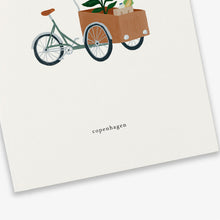 Kartotek Copenhagen Greeting Card - Cargo Bike