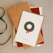 Kartotek Copenhagen Greeting Card - Christmas Wreath