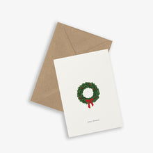 Kartotek Copenhagen Greeting Card - Christmas Wreath