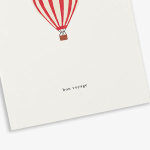 Kartotek Copenhagen Greeting Card - Hot Air Balloon