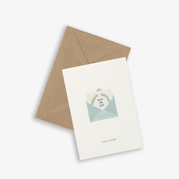 Kartotek Copenhagen Greeting Card - Save The Date