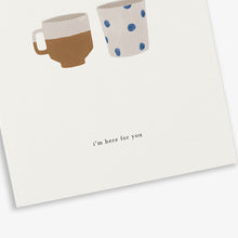 Kartotek Copenhagen Greeting Card - Two Cups