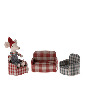 Maileg Chair Red - Mouse