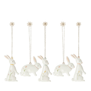 Maileg Easter Bunny Ornaments 5 Pcs