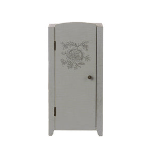 Maileg Miniature Closet - Grey/Mint