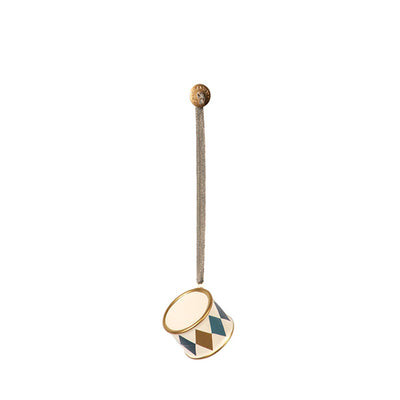 Maileg Metal Ornament - Drum Gold
