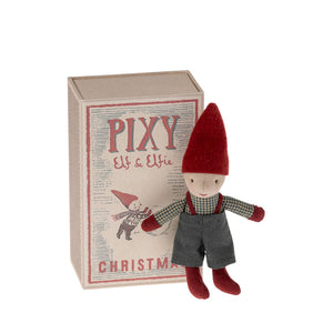 Maileg Pixy Elf in Matchbox