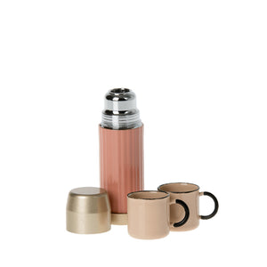 Maileg Thermos and Cups - Soft Coral