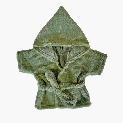 Minikane Paola Reina Baby Doll Terry Bathrobe - Vert Amande