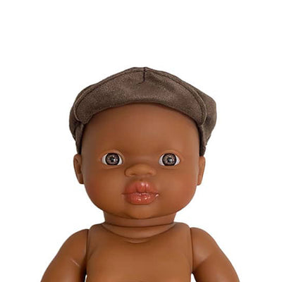 Minikane Paola Reina Baby Doll Cap TICO - Brown