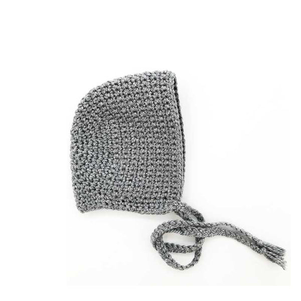 Minikane Paola Reina Baby Doll Crochet Round Hat – Gris Chiné