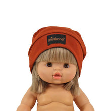 Minikane Paola Reina Baby Doll Sock Bonnet - Cognac