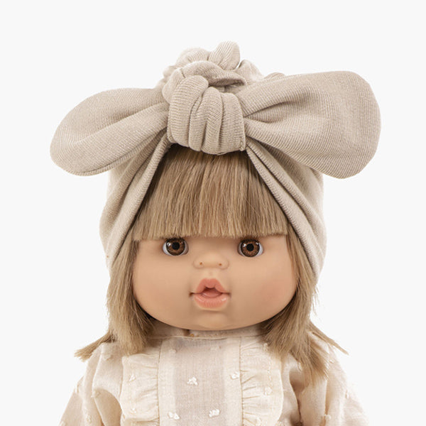 Minikane Paola Reina Baby Doll Bow Turban - Lin