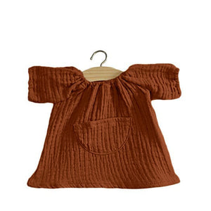 Minikane Paola Reina Baby Doll Dress JEANNE – Cognac