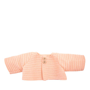 Olli Ella Dinkum Doll Cardigan - Rose