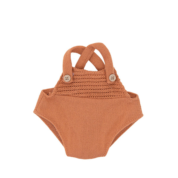 Olli Ella Dinkum Doll Romper - Rust