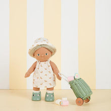 Olli Ella Dinkum Doll Shoes - Basil Green