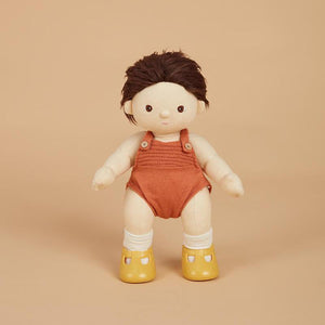 Olli Ella Dinkum Doll Shoes - Corn Yellow