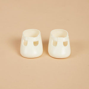 Olli Ella Dinkum Doll Shoes - Cream