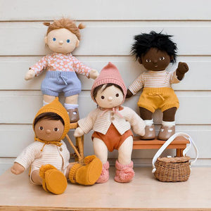 Olli Ella Dinkum Doll Snuggly Set - Posy