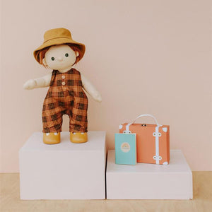 Olli Ella Dinkum Doll Travel Togs - Apricot