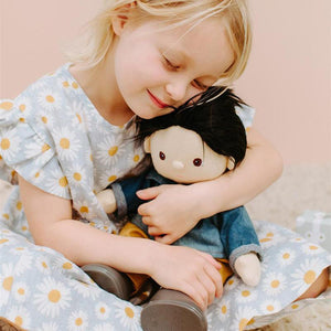 Olli Ella Dinkum Doll Travel Togs - Sage