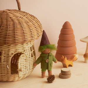 Olli Ella Mushroom Basket