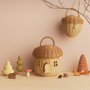 Olli Ella Mushroom Basket