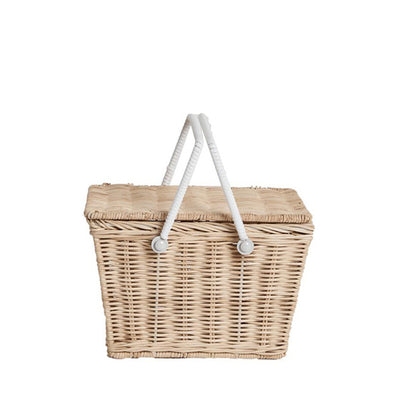 Olli Ella Piki Picnic Basket – Straw