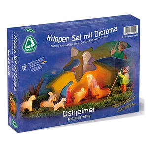 Ostheimer Nativity Set with Diorama 11 pcs