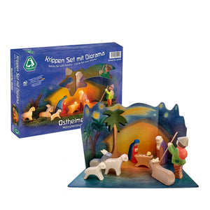 Ostheimer Nativity Set with Diorama 11 pcs