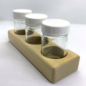 Wooden Paint Jar Holder (3x50ml)