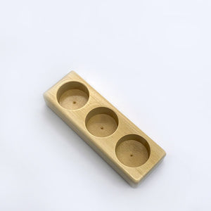 Wooden Paint Jar Holder (3x50ml)