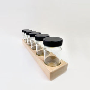 Wooden Paint Jar Holder (6x100ml)