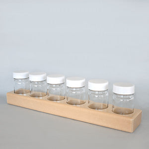 Wooden Paint Jar Holder (6x50ml)