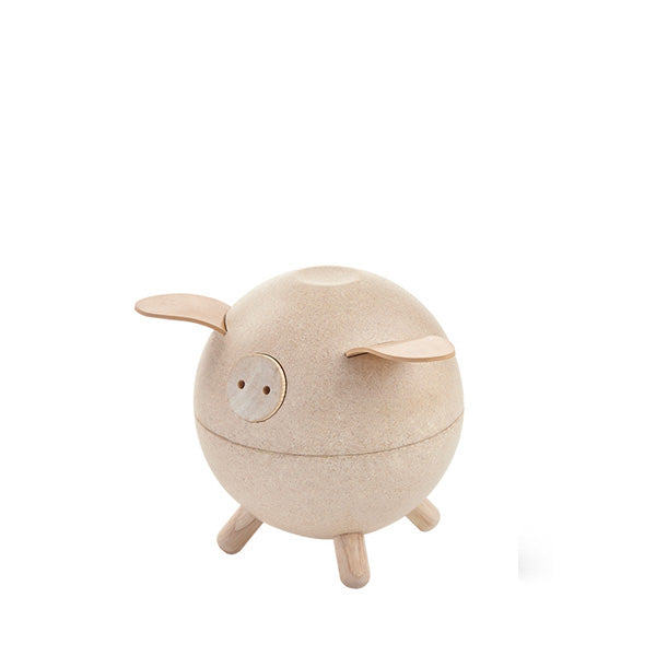 Plan Toys Piggy Bank - Natural