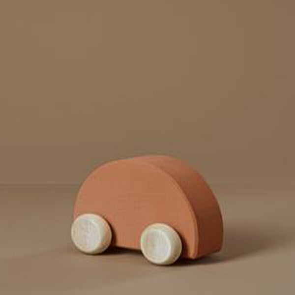 Raduga Grëz Wooden Shape Toy Car – Apricot