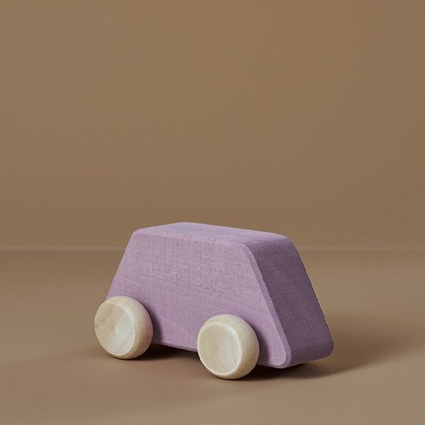 Raduga Grëz Wooden Shape Toy Car – Lilac