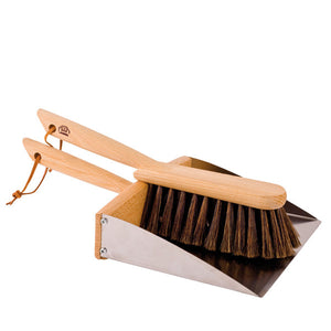 Redecker Dustpan / Hand Brush Set with Magnet