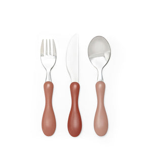 Sebra Cutlery Set of 3 – Blossom Pink