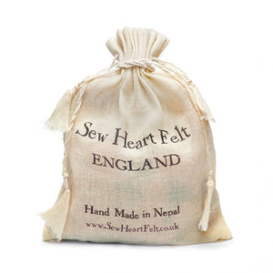 Sew Heart Felt Felt Bird Taxidermy – Red Norwich Canary