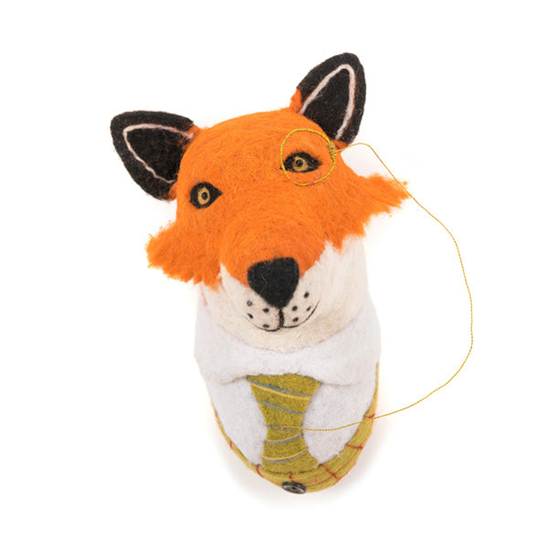 Sew Heart Felt Animal Head - Sir Finlay Fox Head